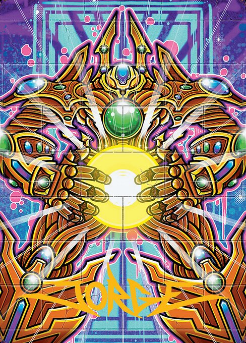 Brightglass Gearhulk // Brightglass Gearhulk art by Jorge Gutierrez Garcia