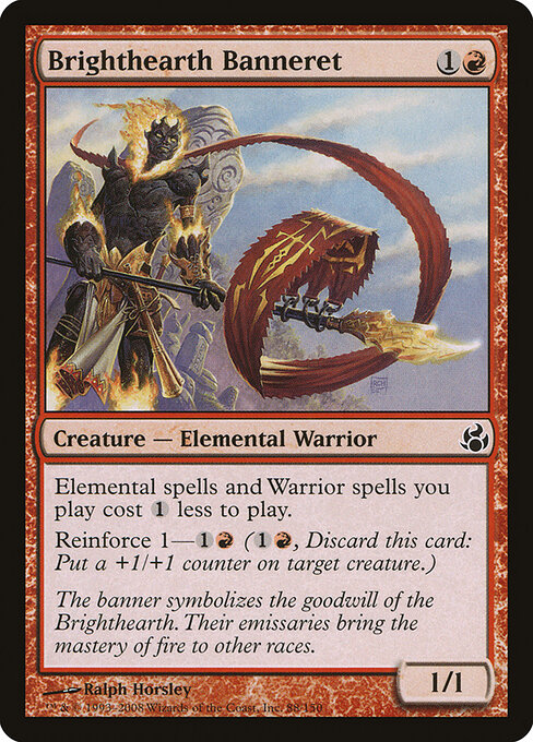 Brighthearth Banneret - Morningtide Magic card