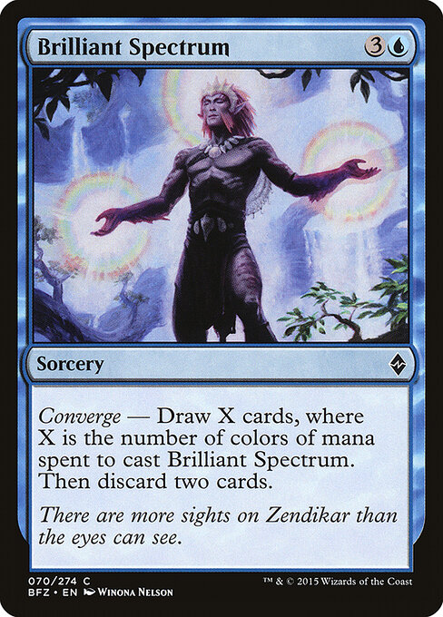 Brilliant Spectrum - Battle for Zendikar Magic card