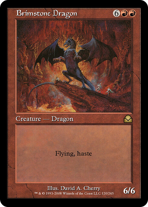 Brimstone Dragon - Masters Edition II Magic card