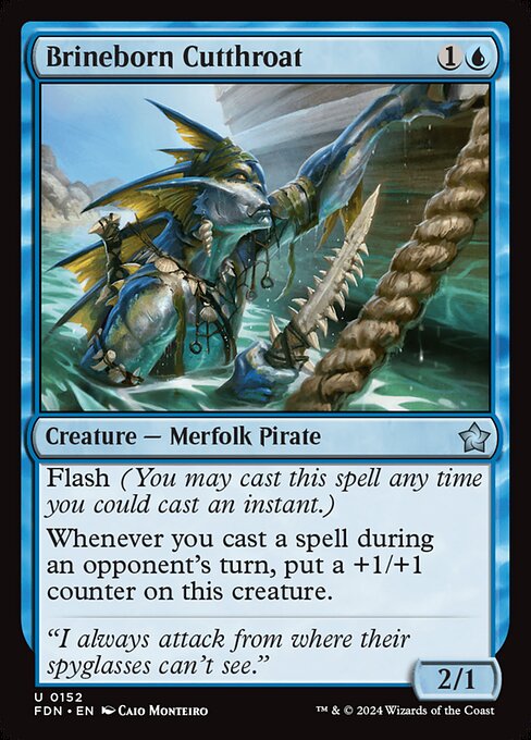Brineborn Cutthroat - Foundations Magic card