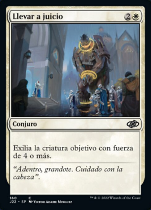 Escorter au procès (Bring to Trial) - Jumpstart 2022 (#160) - Illustrated by Victor Adame Minguez - Magic: The Gathering Card