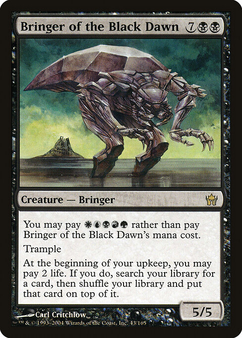 Bringer of the Black Dawn - Fifth Dawn Magic card