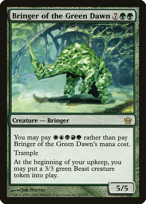 Bringer of the Green Dawn - Fifth Dawn Magic card