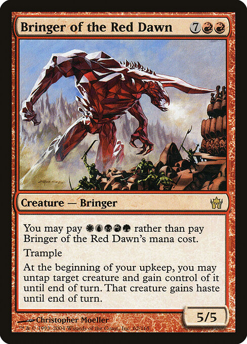 Bringer of the Red Dawn - Fifth Dawn Magic card