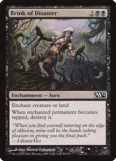 Brink of Disaster - Magic 2012 Magic card