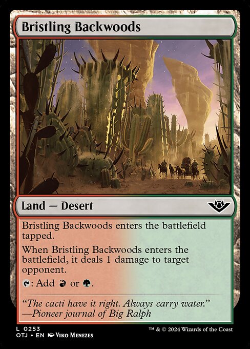 Bristling Backwoods - Outlaws of Thunder Junction Magic card