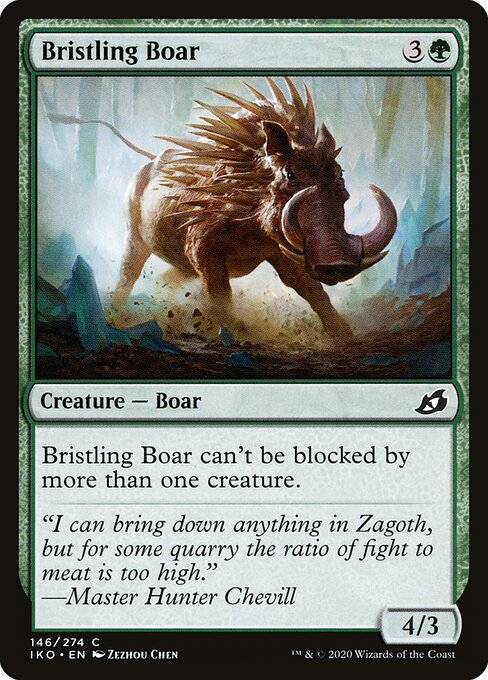 Bristling Boar - Ikoria: Lair of Behemoths Magic card