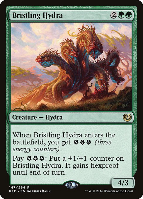 Bristling Hydra - Kaladesh (#147) - Illustrated by Chris Rahn - Magic: The Gathering Card