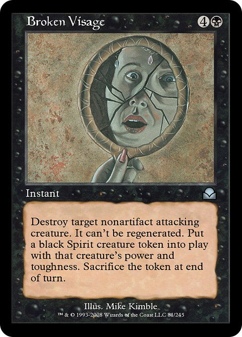 Broken Visage - Masters Edition II Magic card