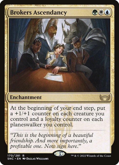 Brokers Ascendancy - Streets of New Capenna Magic card