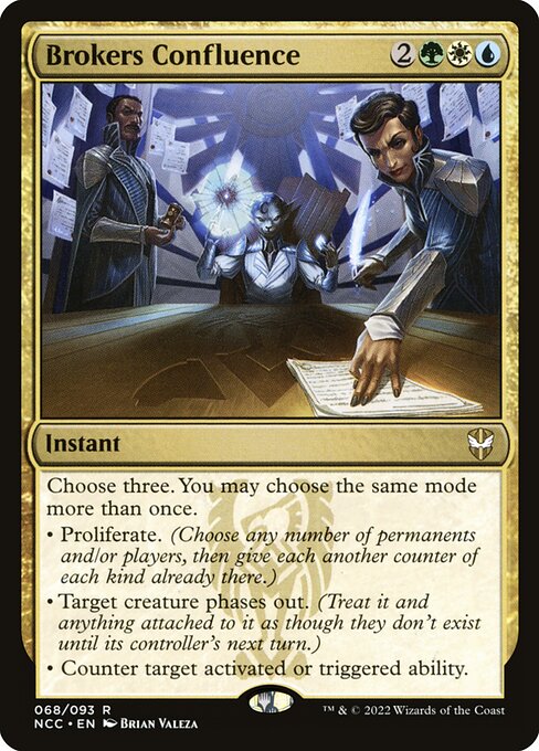 Brokers Confluence - New Capenna Commander Magic card