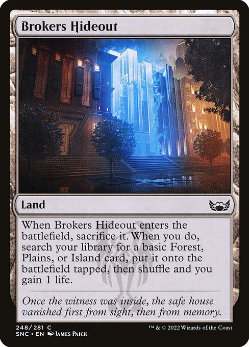 Brokers Hideout - Streets of New Capenna Magic card