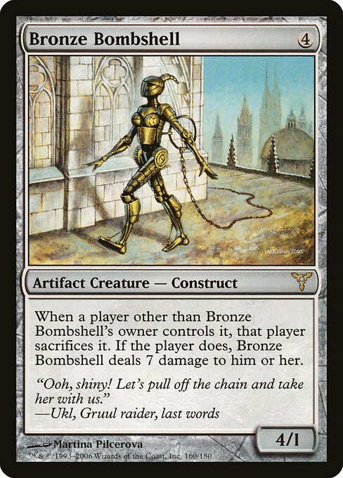 Bronze Bombshell - Dissension Magic card