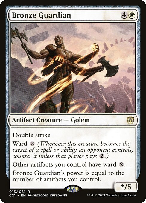 Bronze Guardian - Commander 2021 Magic card