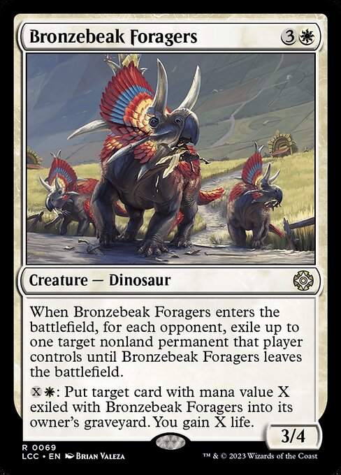 Bronzebeak Foragers - The Lost Caverns of Ixalan Commander Magic card