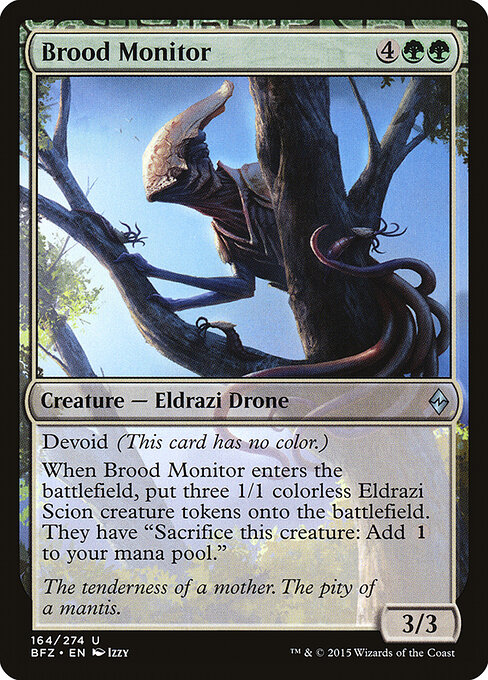 Brood Monitor - Battle for Zendikar Magic card