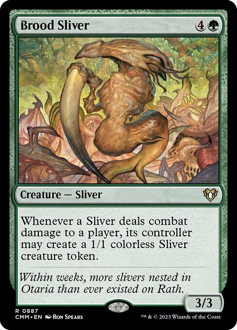 Brood Sliver - Commander Masters Magic card