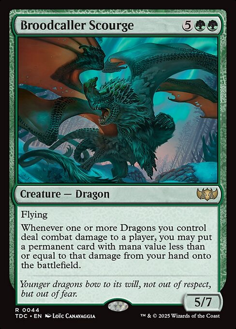 Broodcaller Scourge - Tarkir: Dragonstorm Commander Magic card