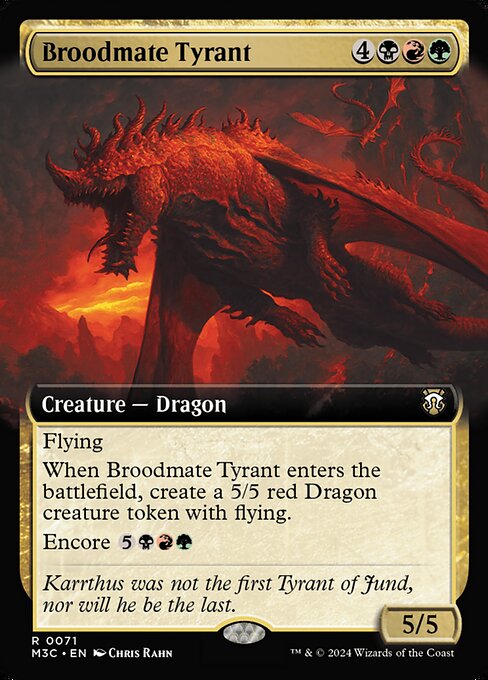 Broodmate Tyrant - Modern Horizons 3 Commander Magic card