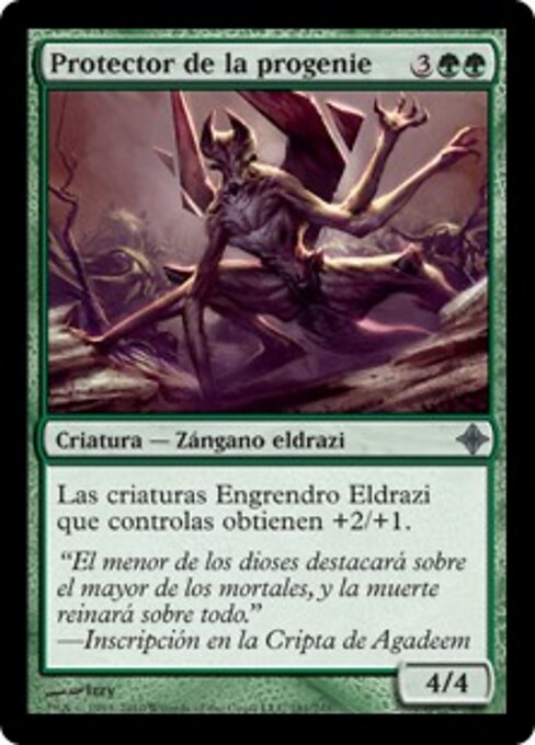 血脉守卫 (Broodwarden) - Rise of the Eldrazi (#181) - Illustrated by Izzy - Magic: The Gathering Card