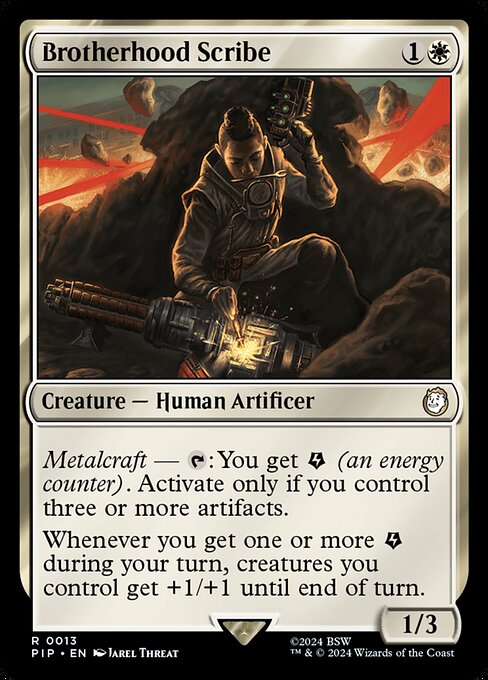 Brotherhood Scribe - Fallout Magic card
