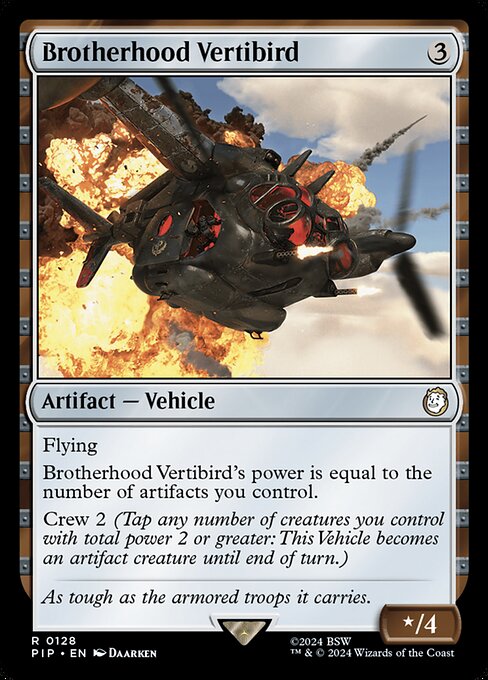 Brotherhood Vertibird - Fallout Magic card