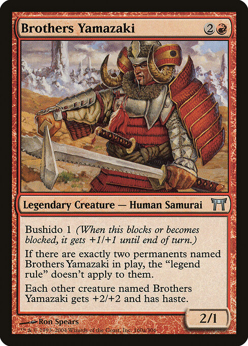 Brothers Yamazaki - Champions of Kamigawa Magic card