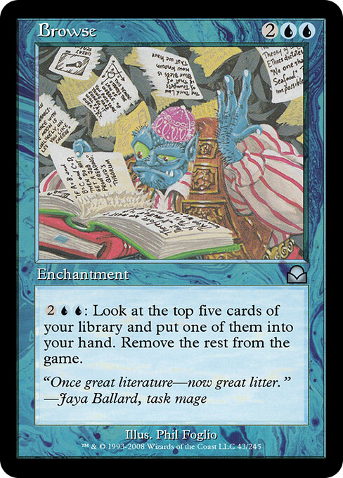 Browse - Masters Edition II Magic card