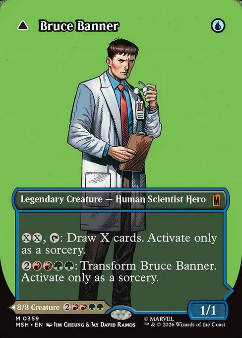 Bruce Banner // The Incredible Hulk - Marvel Super Heroes Magic card