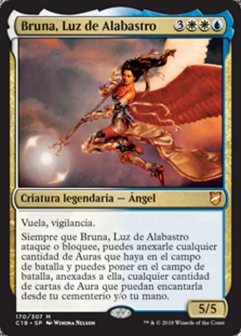 Bruna, Light of Alabaster - Secret Lair Drop (#1221) - Illustrated by Rope Arrow - Magic: The Gathering Card