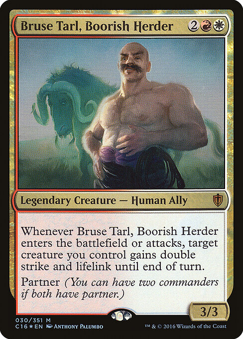 Bruse Tarl, Boorish Herder - Commander 2016 Magic card