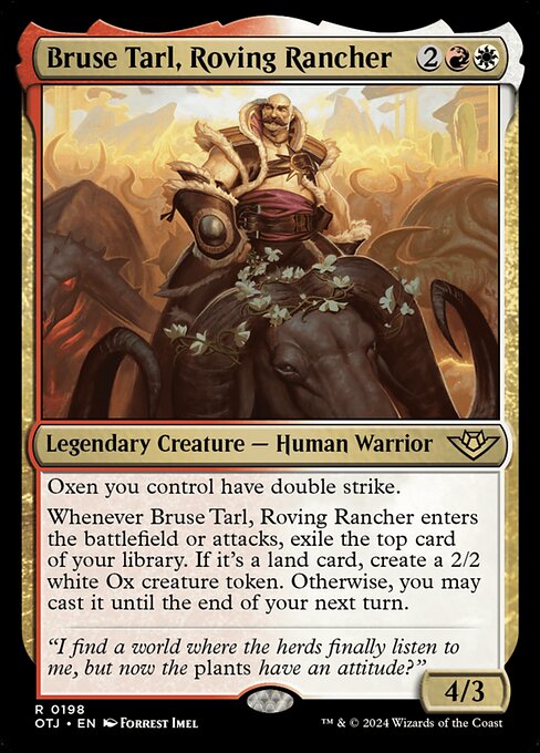 Bruse Tarl, Roving Rancher - Outlaws of Thunder Junction Magic card