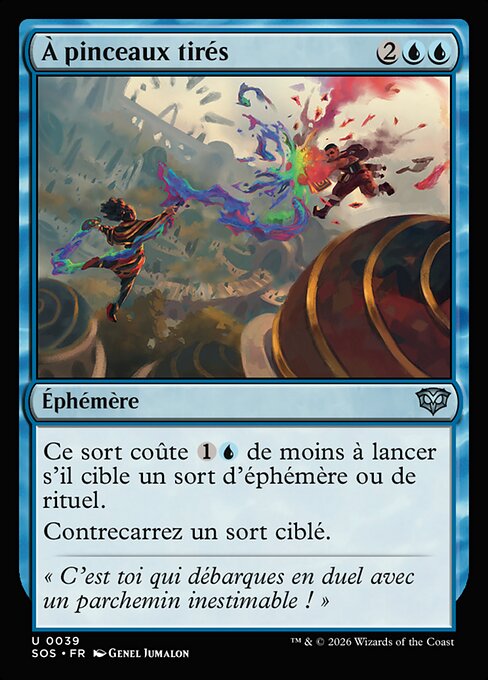 Pennellata (Brush Off) - Secrets of Strixhaven (#39) - Illustrated by Genel Jumalon - Magic: The Gathering Card