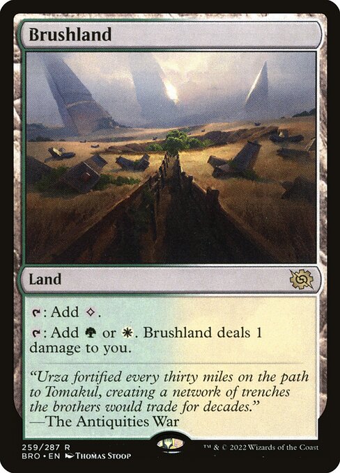 Brushland - The Brothers' War Magic card