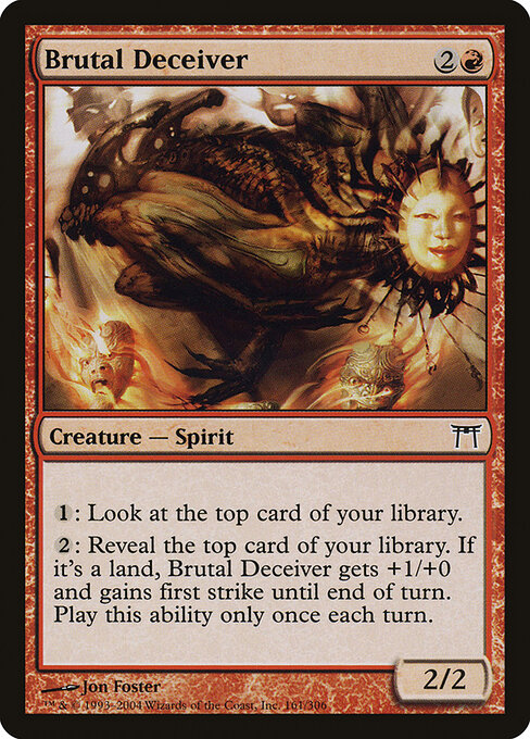 Brutal Deceiver - Champions of Kamigawa Magic card