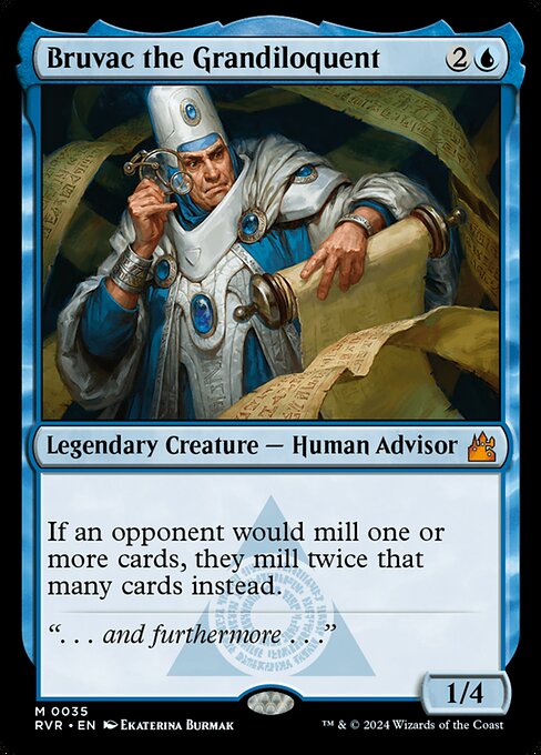Bruvac the Grandiloquent - Ravnica Remastered (#35) - Illustrated by Ekaterina Burmak - Magic: The Gathering Card
