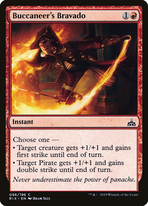 Buccaneer's Bravado - Rivals of Ixalan Magic card