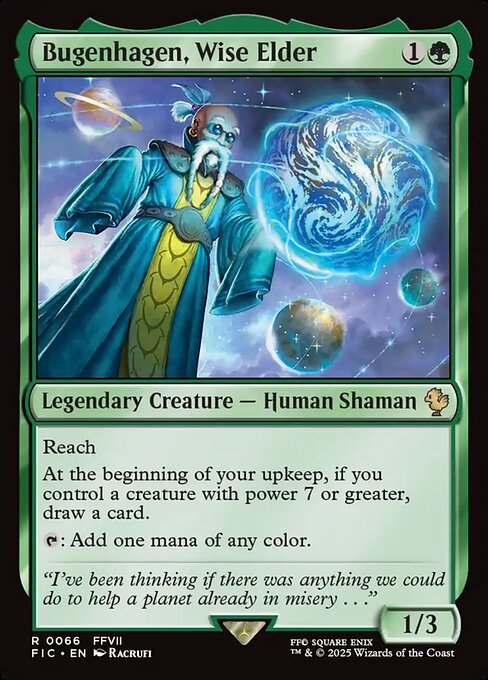Bugenhagen, Wise Elder - Final Fantasy Commander Magic card