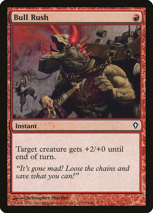 Bull Rush - Worldwake Magic card