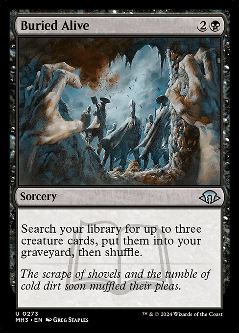 Buried Alive - Modern Horizons 3 (#273) - Illustrated by Greg Staples - Magic: The Gathering Card