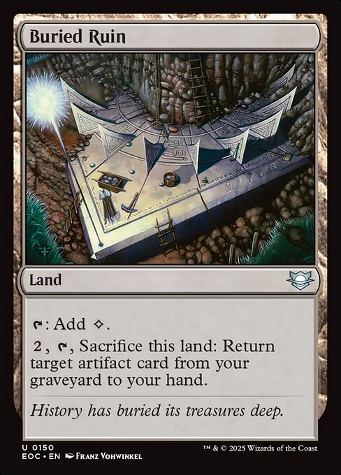 Buried Ruin - Edge of Eternities Commander Magic card