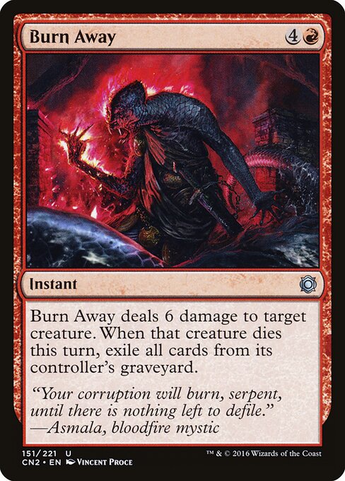 Burn Away - Conspiracy: Take the Crown Magic card