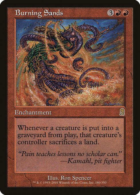 Burning Sands - Odyssey Magic card