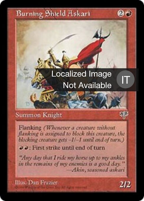 Burning Shield Askari