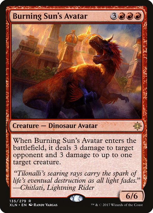Burning Sun's Avatar - Ixalan Magic card