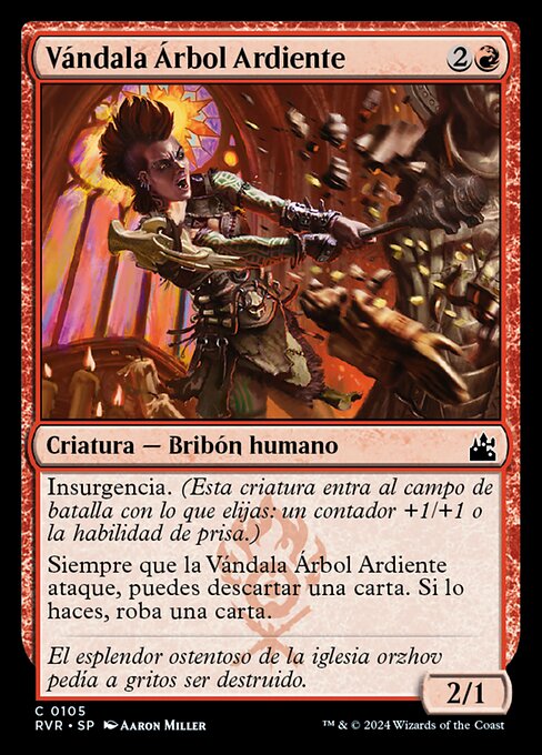 Burning-Tree Vandal