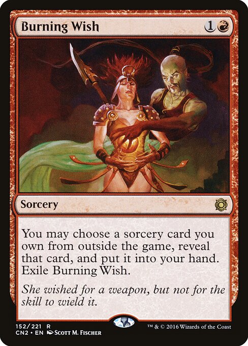 Burning Wish - Conspiracy: Take the Crown Magic card