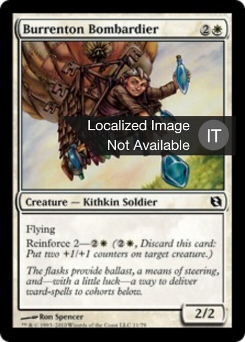 Bombardiere di Burrenton (Burrenton Bombardier) - Morningtide (#3) - Illustrated by Ron Spencer - Magic: The Gathering Card