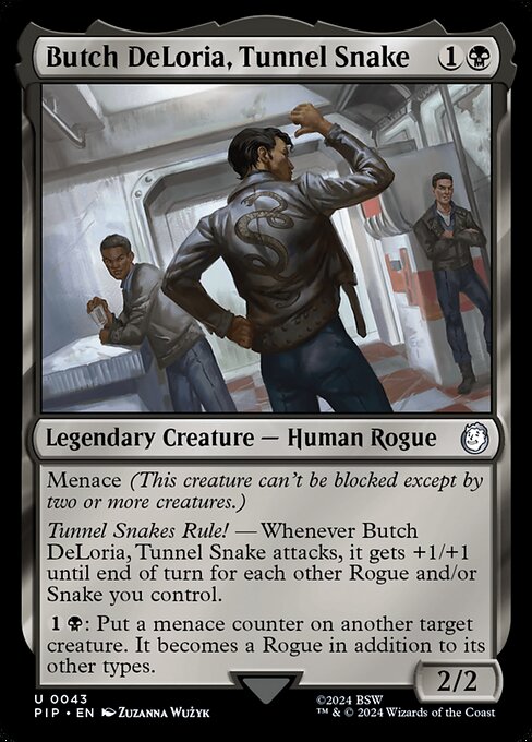 Butch DeLoria, Tunnel Snake - Fallout Magic card